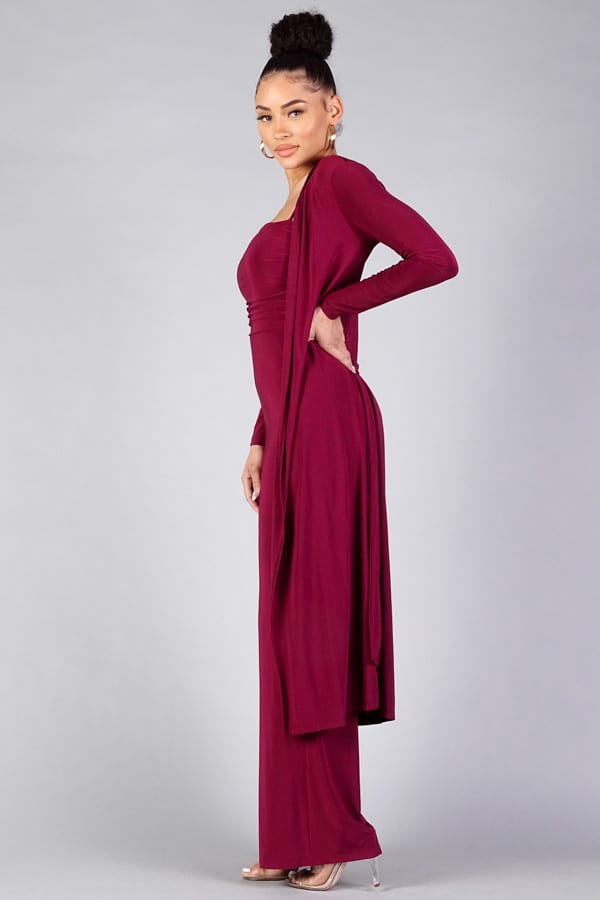 Silky Belted Robe