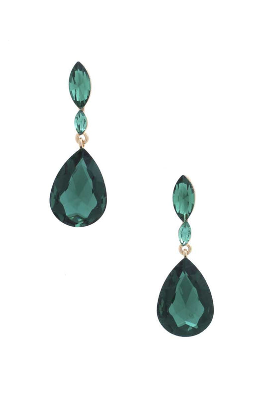Teardrop Rhinestone Earring