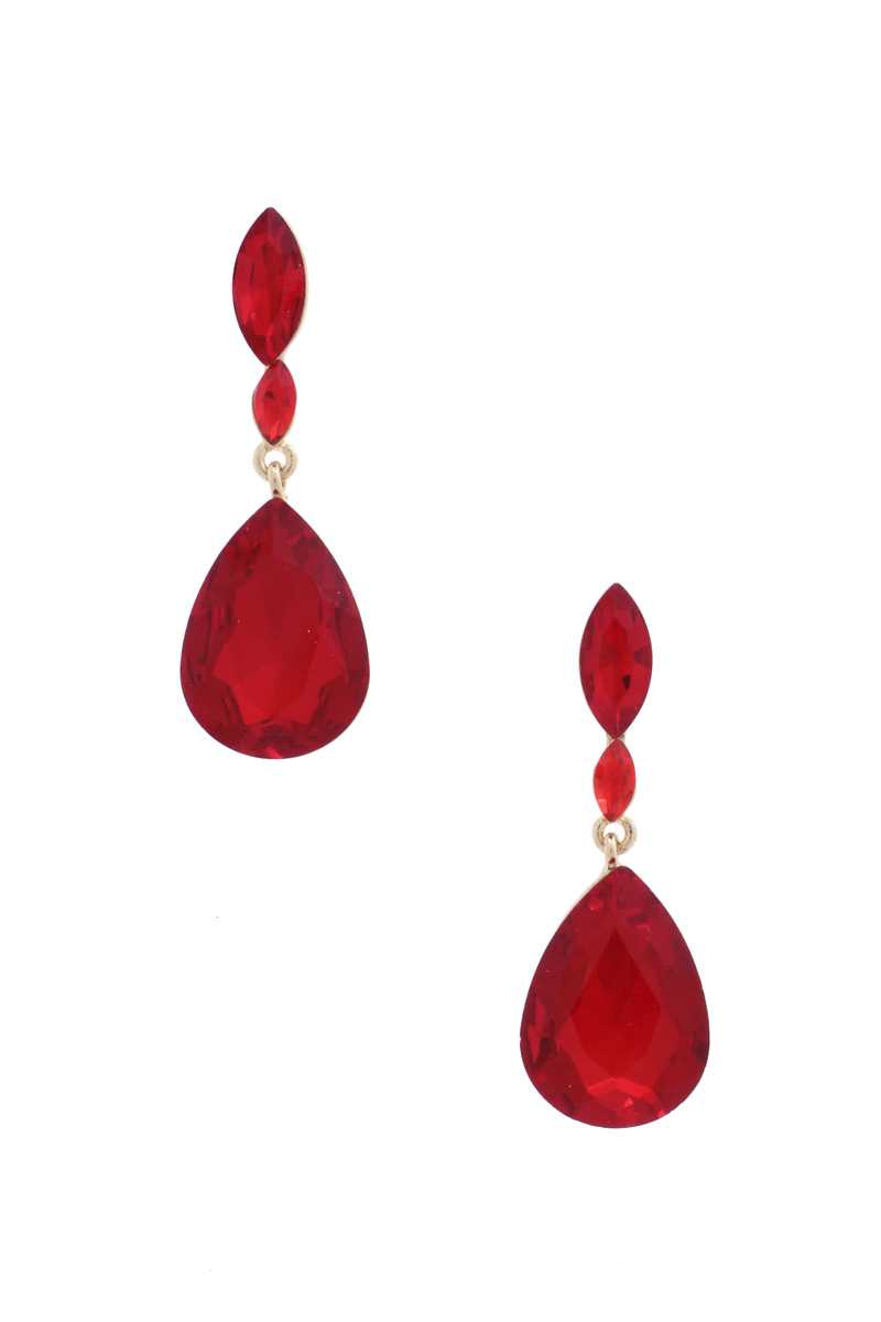 Teardrop Rhinestone Earring